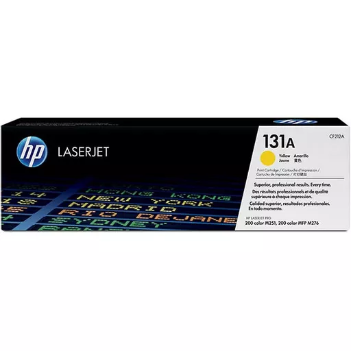 HP 131A (CF212A) Yellow Original LaserJet Toner Cartridge (1800 Yield)