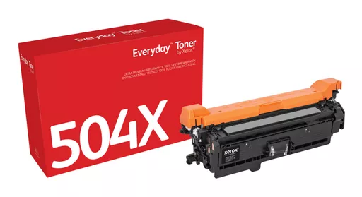 Xerox 006R04145 Toner cartridge black high-capacity, 10.5K pages (replaces HP 504X/CE250X) for HP CLJ CP 3525