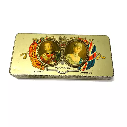 King George V  Silver Jubilee Commemorative Tin