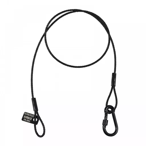 Equinox 75cm Black Stainless Steel Safety Wire 25kg