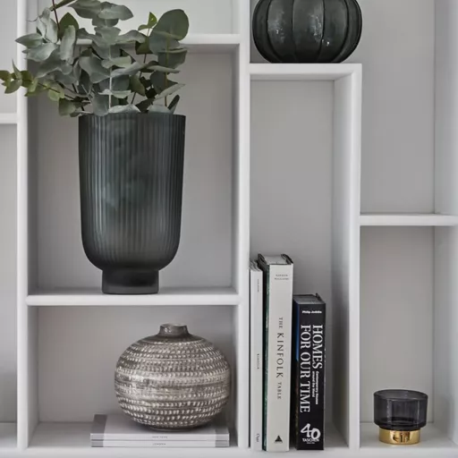 OUT OF STOCK - Vase, Astrid, Dark Grey - Small