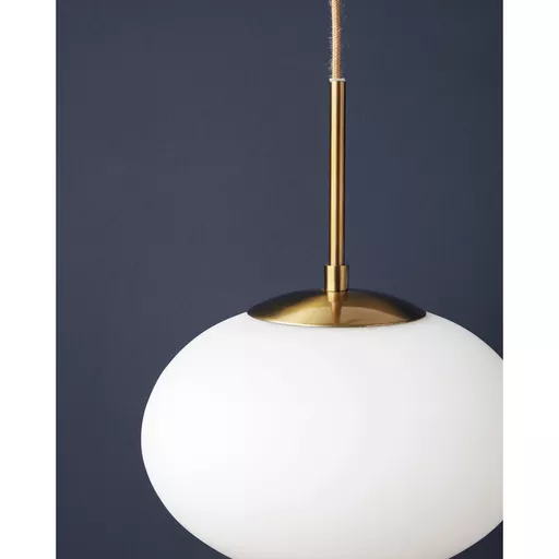 Lamp, Opal, White, Large
