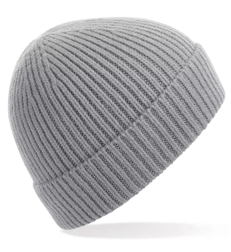 Engineered Knit Ribbed Beanie