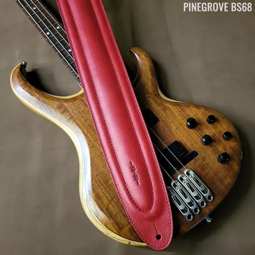 BS68 red bass guitar strap 113736.jpg