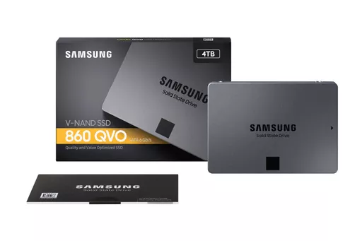 Samsung 860 QVO 2.5" 4000 GB Serial ATA III V-NAND MLC