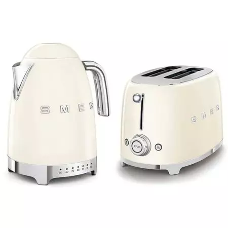 Smeg Variable Temperature Kettle & 2 Slice Toaster