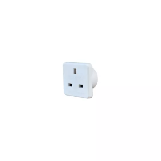 White UK to Australia Travel Adaptor.