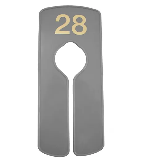 Grey Rail Divider No28 - Pack of 5