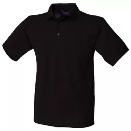 Henbury_HB40065_35Polo_Black_Front.png