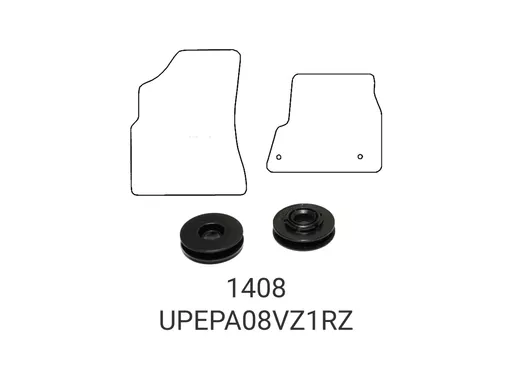 Peugeot Partner 2008-2018 Tailored Rubber Mats