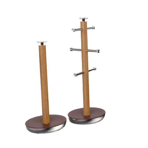 Towel Pole and Mug Tree Set