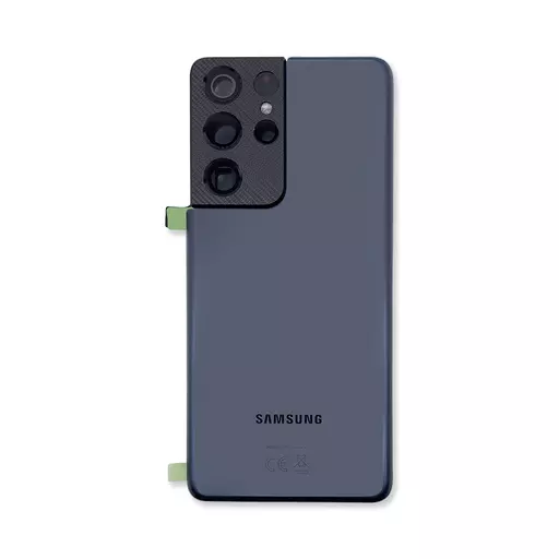 Back Cover w/ Camera Lens (Service Pack) (Phantom Navy) - For Galaxy S21 Ultra 5G (G998)