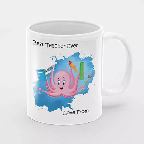 Personalised Best Teacher Ever Mug
