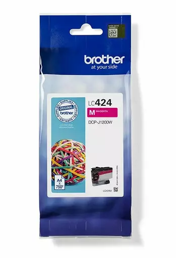 Brother LC-424M Ink cartridge magenta, 750 pages ISO/IEC 19752 for Brother DCP-J 1200