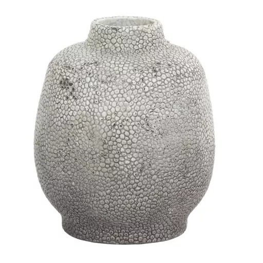 Vase, Rhenen, Light grey rayskin, Vase deco, Small