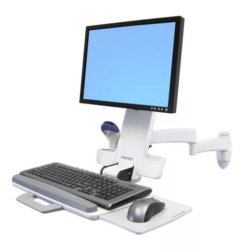 Ergotron 200 Series Combo Arm 61 cm (24") White Wall