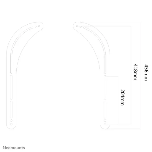 Neomounts soundbar wall mount