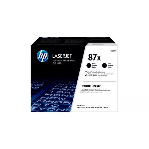 HP CF287XD/87X Toner cartridge high-capacity twin pack, 2x18K pages ISO/IEC 19752 Pack=2 for HP LaserJet M 506