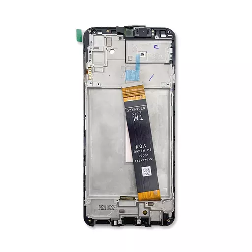 LCD Screen Assembly (With Frame) (Service Pack) (Black) - Galaxy M23 5G (M236)