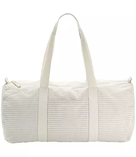 Westford Mill Striped Organic Barrel Bag