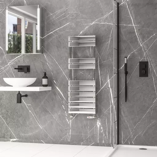 Addington II Towel Rail 1110 x 400 Type10 Chrome