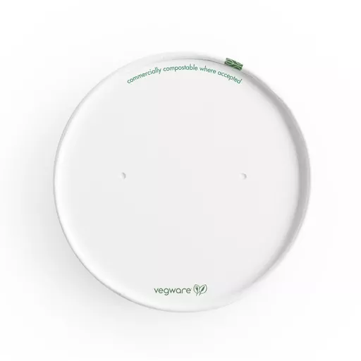 VEGWARE 90-SERIES FLAT PAPER HOT LID - (1X1000)