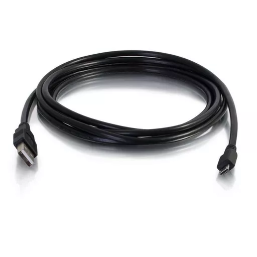 C2G 6.6ft (2m) USB 2.0 A to Micro-B Cable M/M - Black (2m)