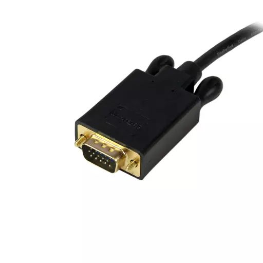 StarTech.com 10ft (3m) DisplayPort to VGA Cable - Active DisplayPort to VGA Adapter Cable - 1080p Video - DP to VGA Monitor Cable - DP 1.2 to VGA Converter - Latching DP Connector