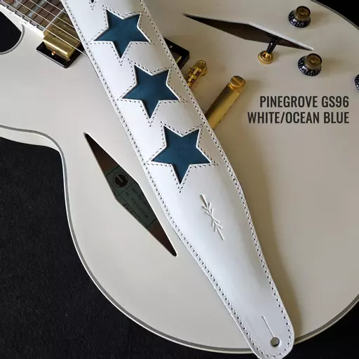 GS96 white teal blue Pinegrove guitar strap 112509 a ANNO.jpg