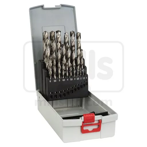 Bosch 25 Piece HSS-G ProBox Metal Drill Set 1-13mm