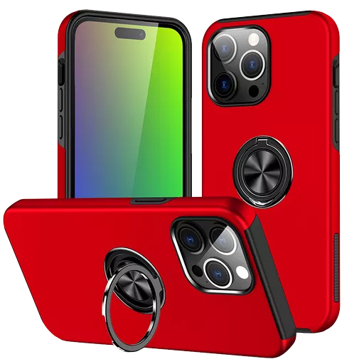 Ring Armour for iPhone 15 Pro - Red