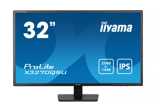 iiyama ProLite X3270QSU-B1 computer monitor 81.3 cm (32") 2560 x 1440 pixels Wide Quad HD LED Black