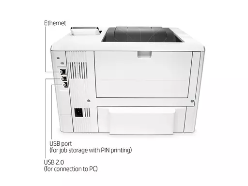 HP LaserJet Pro M501dn, Black and white, Printer for Business, Print, Two-sided printing