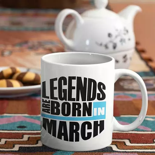 Best birthday gift mug! ‘Legends Are Born’ with custom name – Great for Christmas, Father’s Day, or anniversaries.