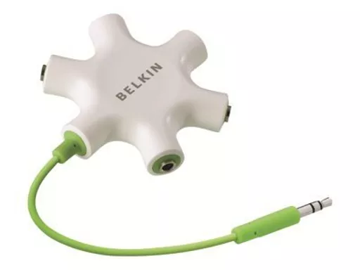 Belkin F8Z274BT audio splitter Green, White