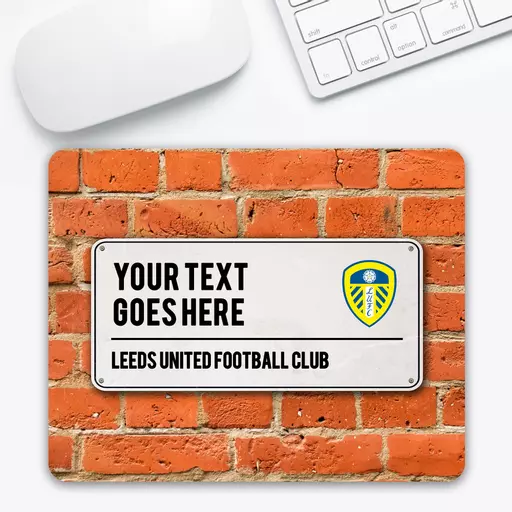 Leeds United FC Street Sign Mouse Mat