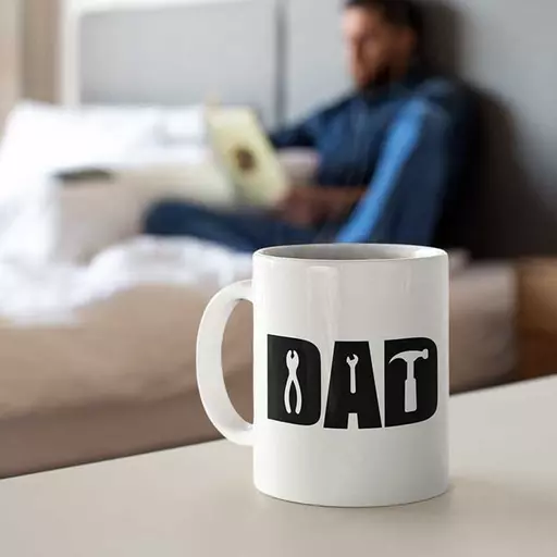 Personalised DAD Tool Mug - Add Name & Message