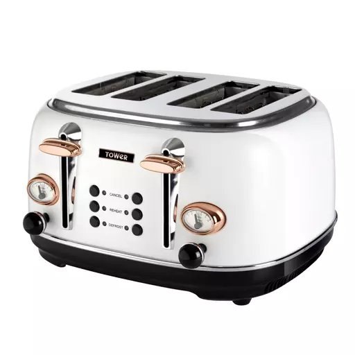 Bottega 4 Slice Stainless Steel Toaster