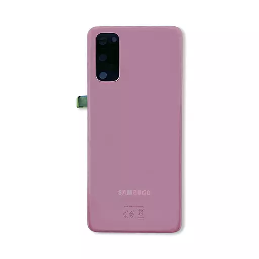 Back Cover w/ Camera Lens (Service Pack) (Cloud Pink) - For Galaxy S20 (G980)