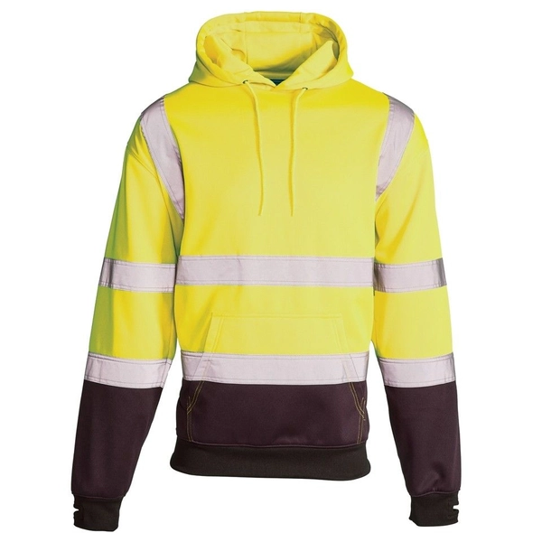 Picture of Supertouch Hi Vis 2 Tone Hooded Sweatshirt