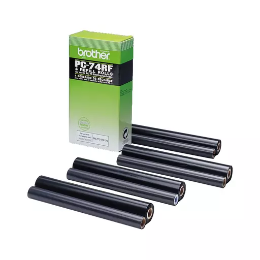 Brother PC-74RF Thermal-transfer roll, 4x140 pages Pack=4 for Brother Fax T 102/72