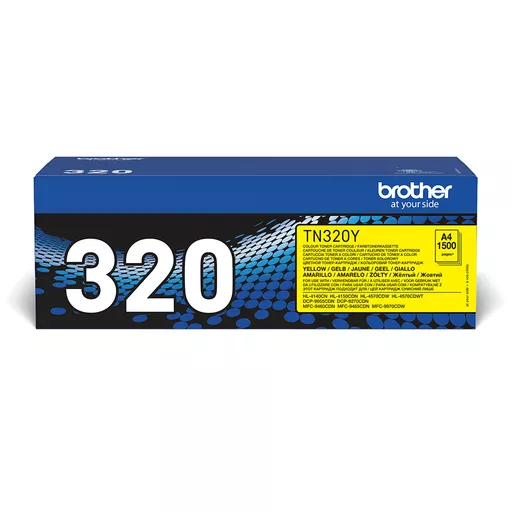 Brother TN-320Y Toner yellow, 1.5K pages ISO/IEC 19798 for Brother HL-4150/4570