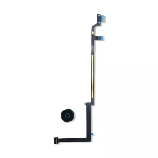 Home Button Flex Cable (Black) (CERTIFIED) - For iPad Air 1