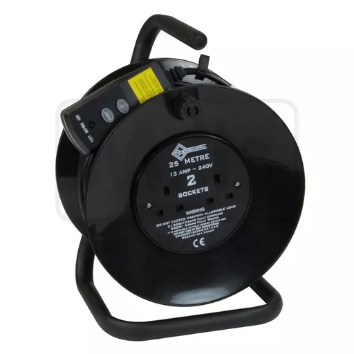 Extension Reel 240v 16 Amp with Integral Circuit Breaker 25m