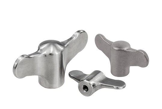 K0273 - Wing Knobs In Stainless Steel Female Thread Size M4-M10