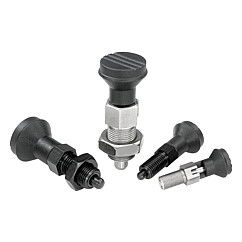 K0339 - Indexing Plungers In Steel & Stainless Steel Size M10-M20