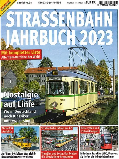 Strassenbahn Special 38: Strassenbahn Jahrbuch 2023