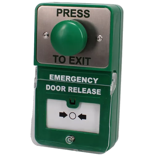 ASEC Dual Unit Combined Exit Button and Call Point