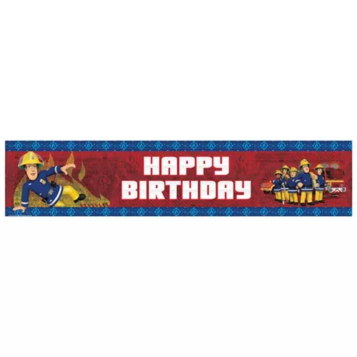 Fireman Sam Foil Banner