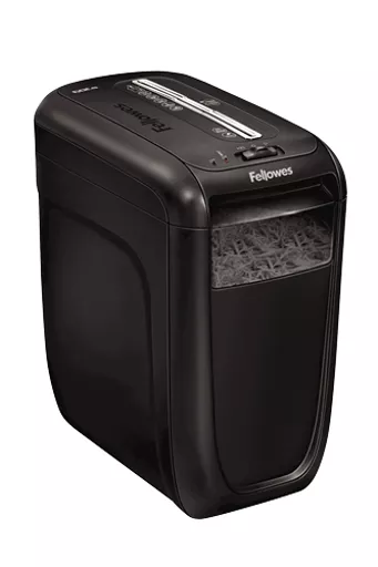 Fellowes 60CS paper shredder Cross shredding 23 cm Black